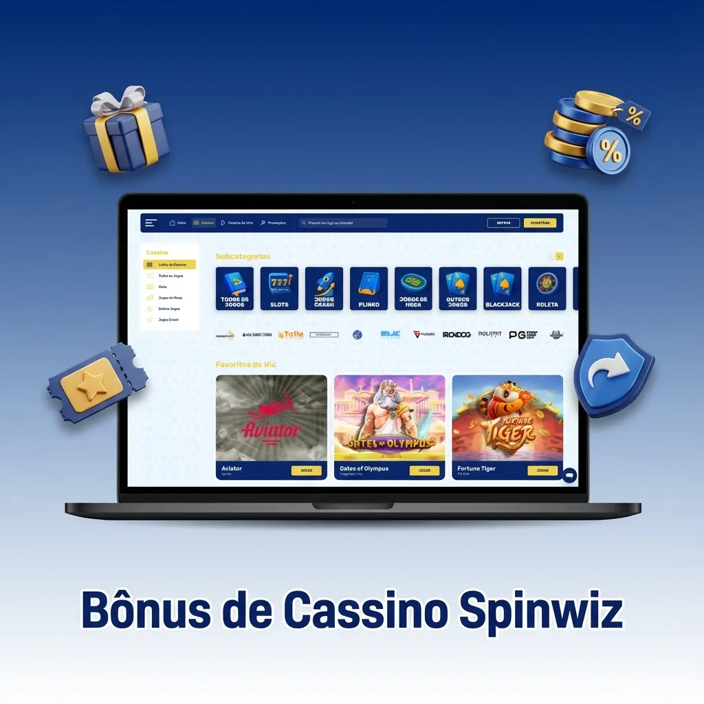 Spinwiz casino promotions including reload bonuses, weekly cashback, free spins, and live dealer game bonuses for players