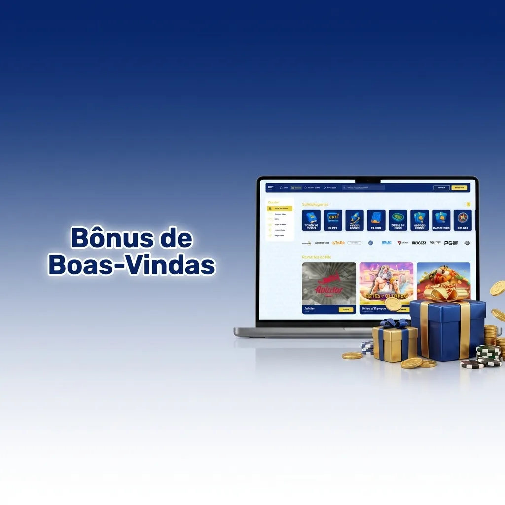 Welcome bonus offer showing 100% match up to R$ 3,000 plus 50 free spins for new players with wagering requirements