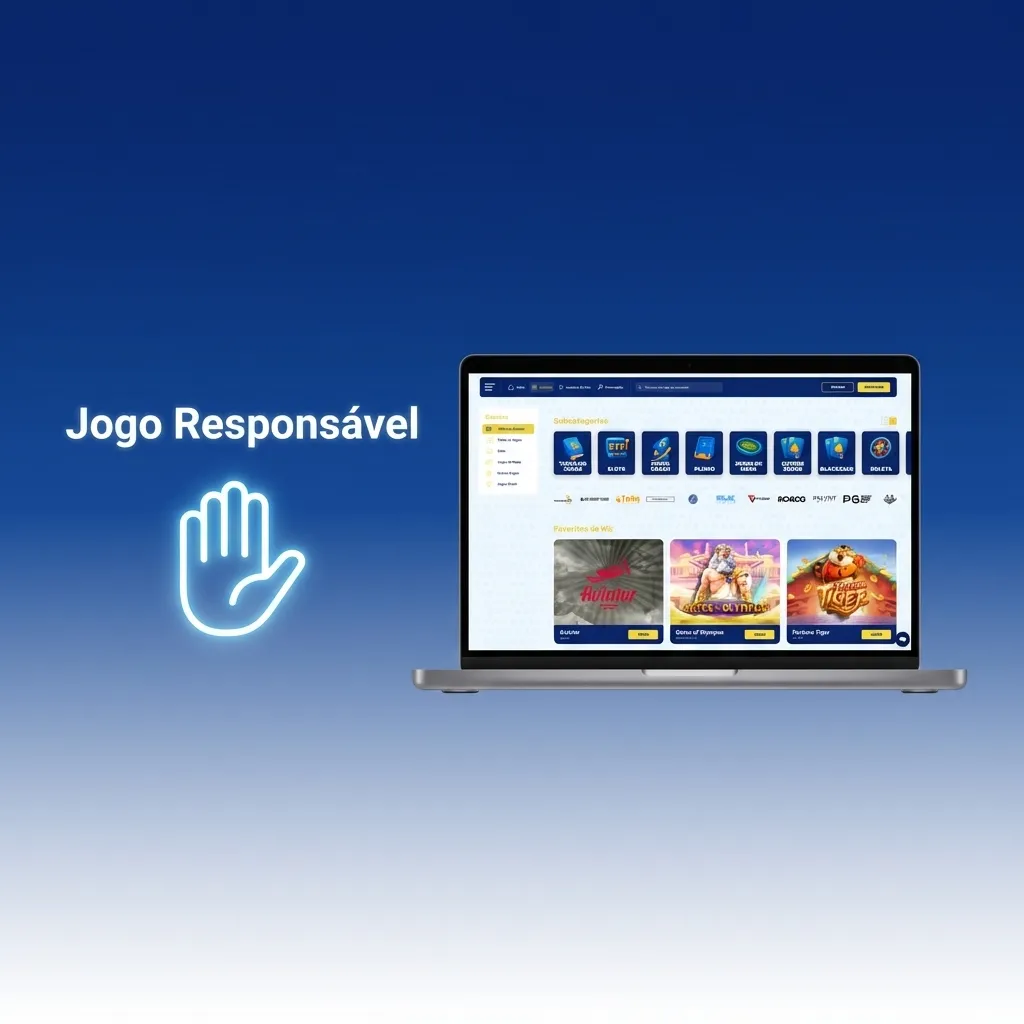 Platform promoting responsible gaming with tools for healthy entertainment habits and self-control features.