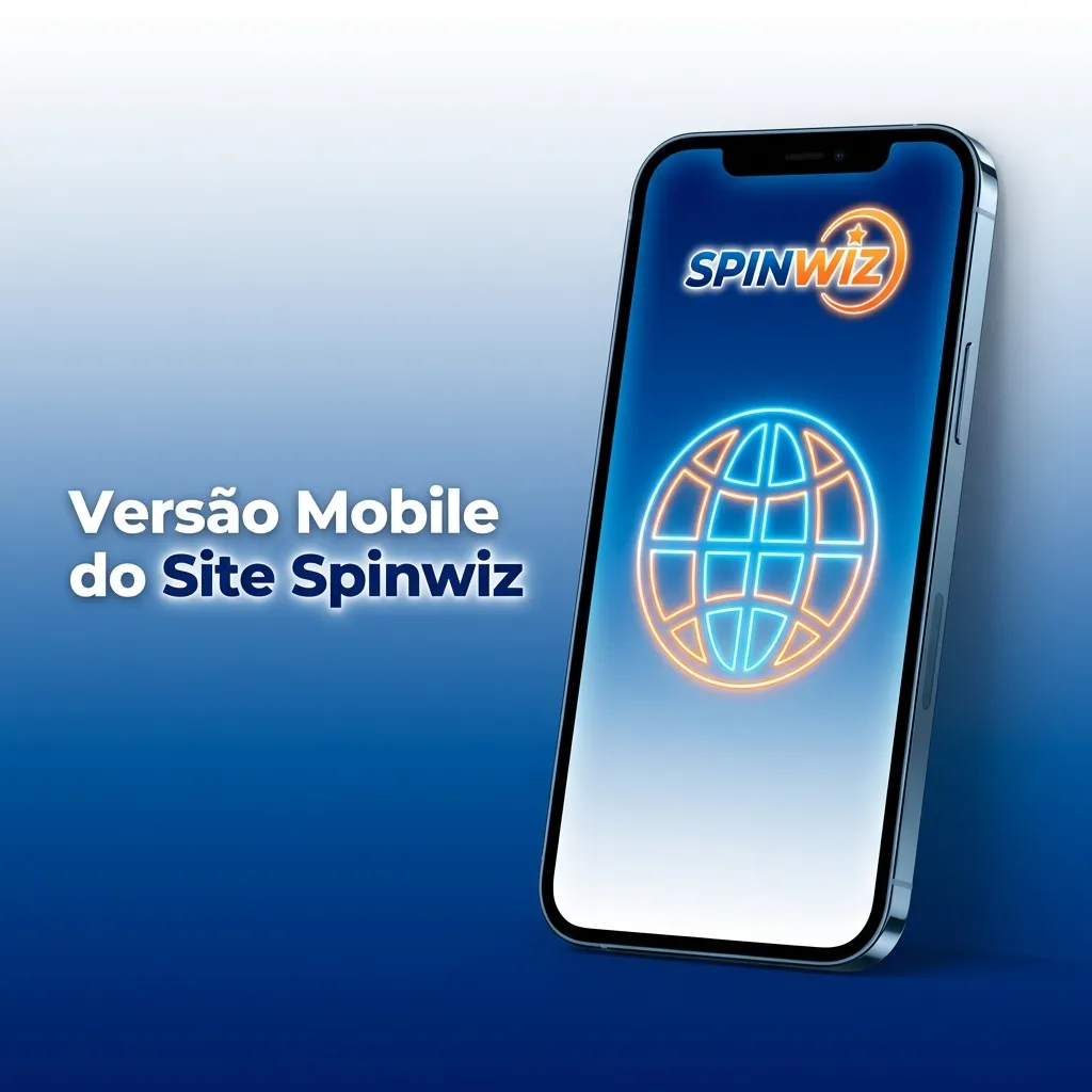 Spinwiz mobile site interface displayed on smartphone showing betting and casino gaming options without app download